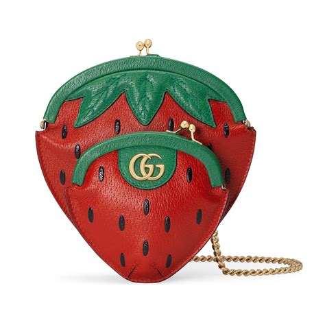 strawberry bag gucci|gucci strawberry mini bag.